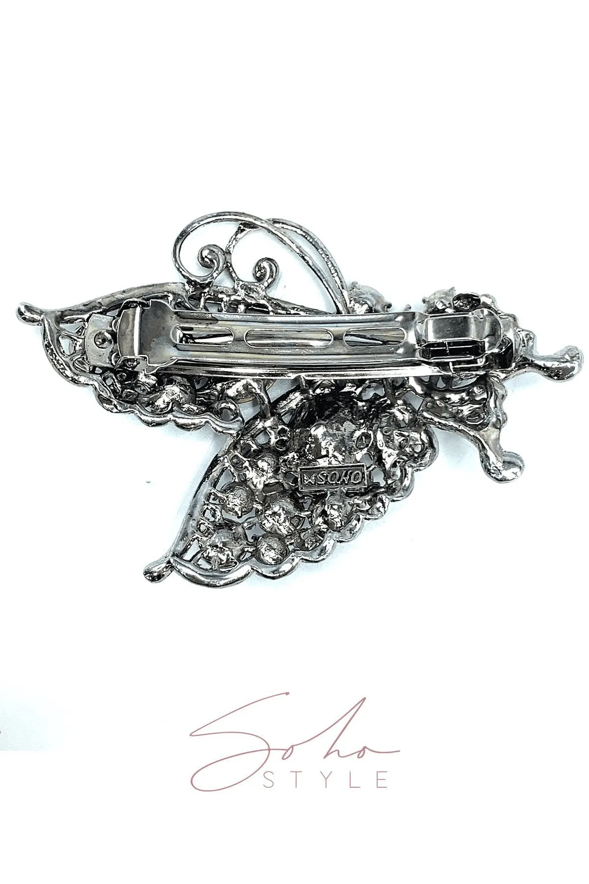 The Romance Butterfly Ruby Barrette