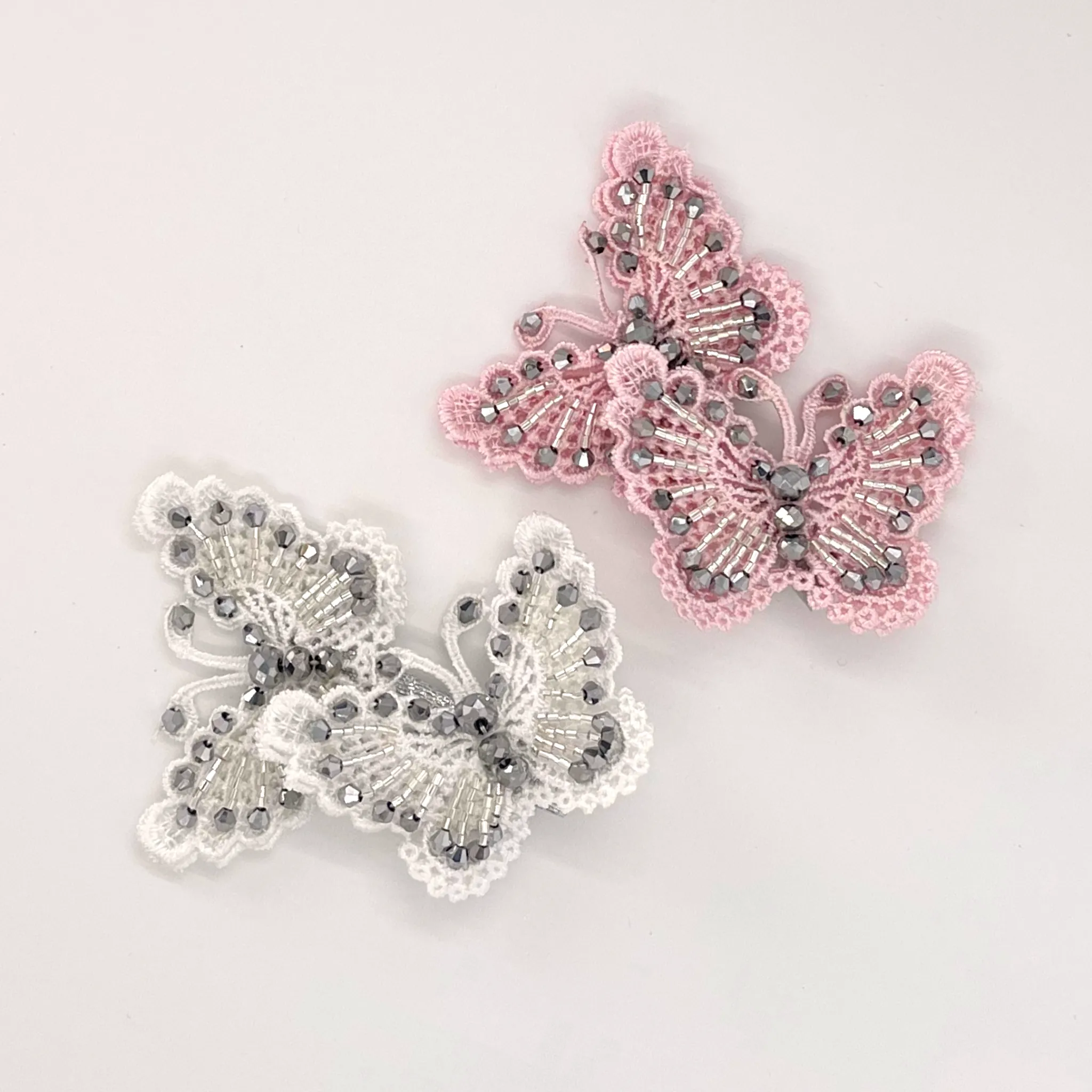 The Wings of Love Silver Butterfly Hair Clip
