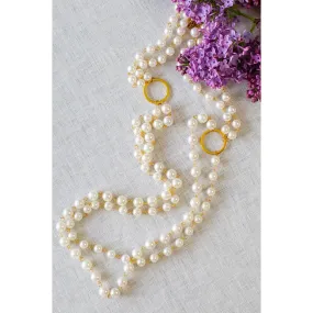 Timeless Classic Long Pearl Necklace