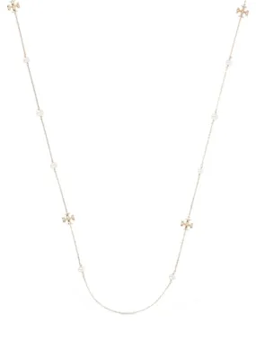 Tory Burch   Kira pearl delicate long necklace 
