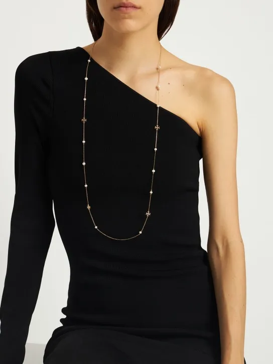 Tory Burch   Kira pearl delicate long necklace 
