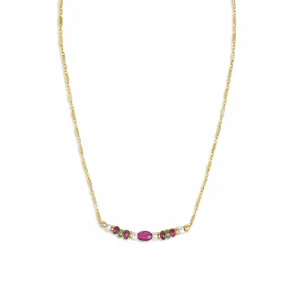 Tourmaline Gemstone Bead Necklace