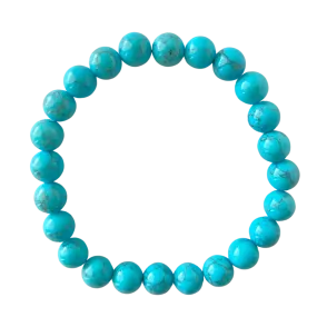 Turquoise Blue Magnesite 8mm Bracelet