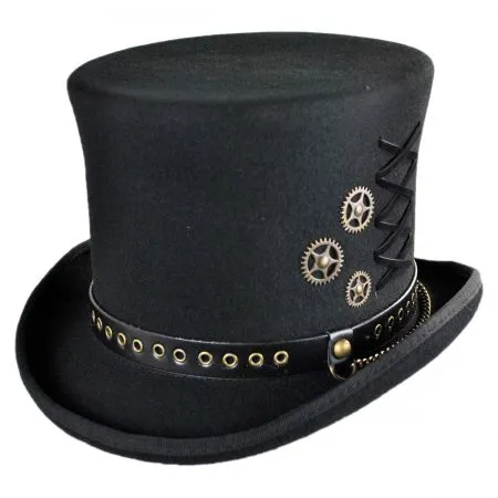 Unisex Steampunk Hat Steam Punk   Fedoras Top Hat  Topper