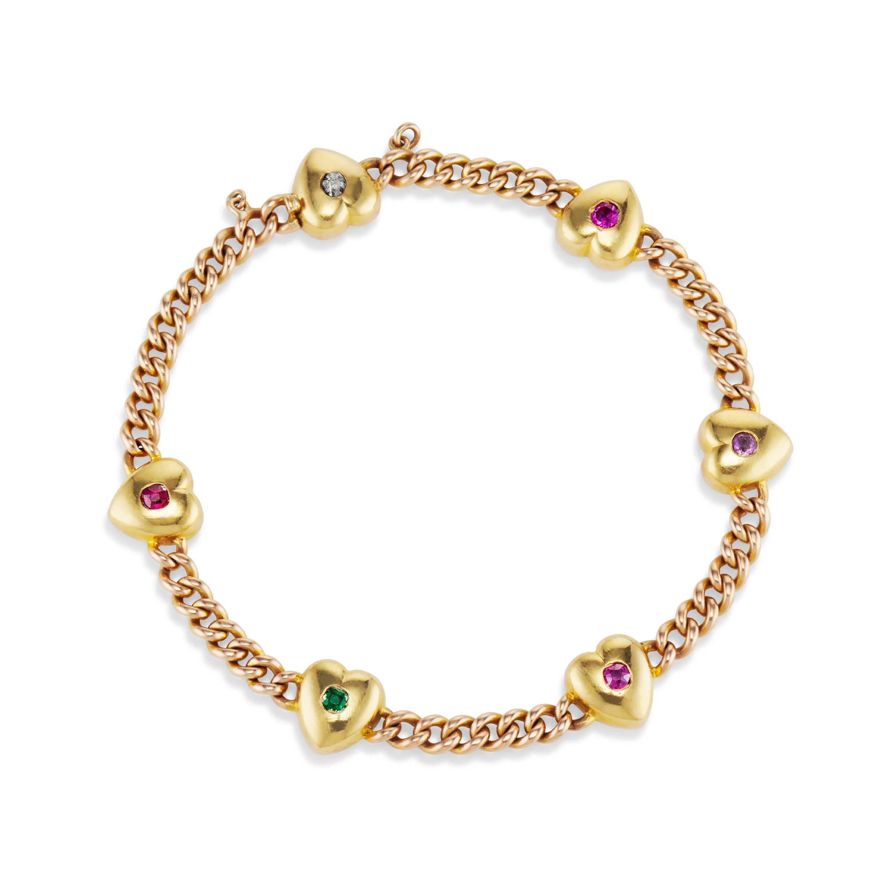 Victorian Heart Bracelet