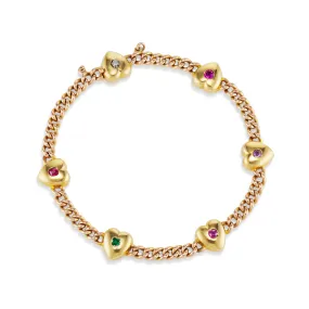 Victorian Heart Bracelet