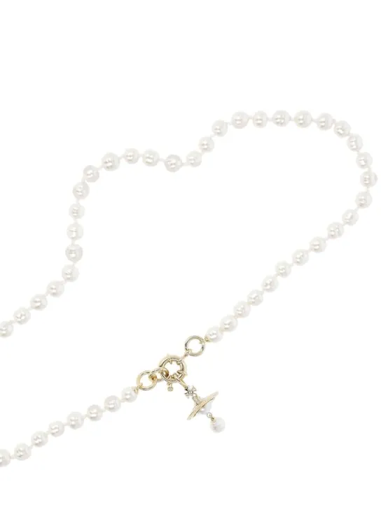Vivienne Westwood   Aleksa imitation pearl collar necklace 