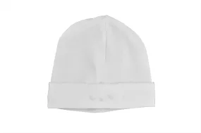 White Hat With White Roses
