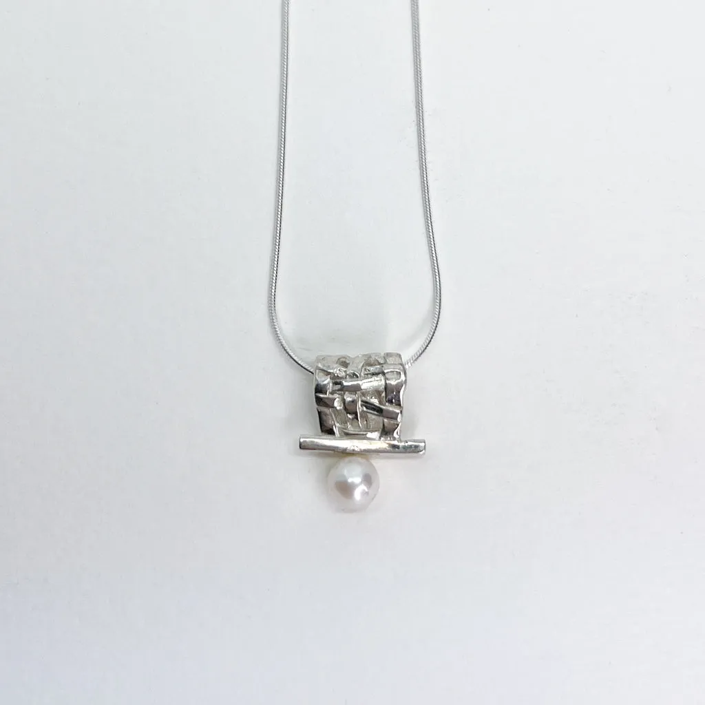 Woven Basket Slider Necklace