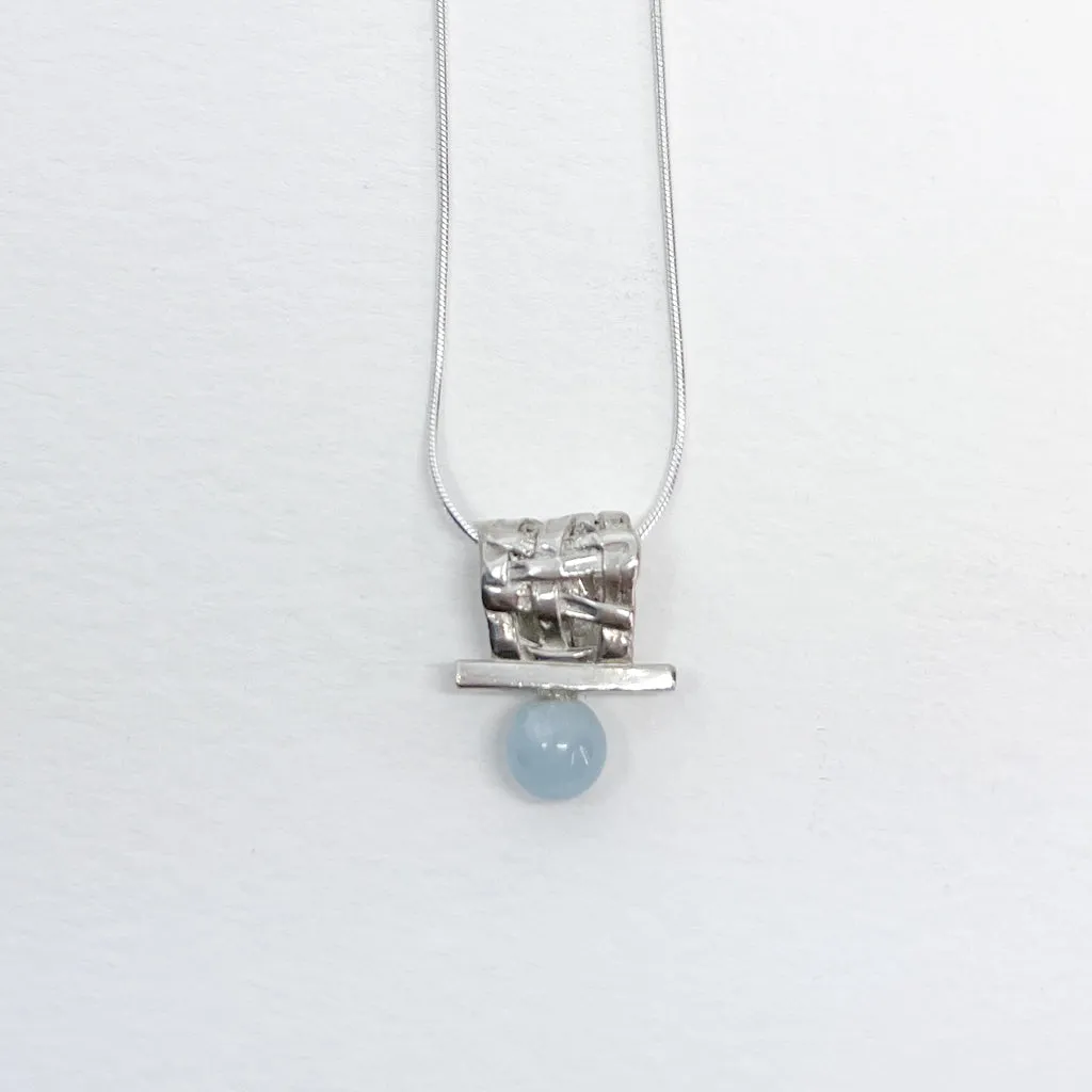 Woven Basket Slider Necklace