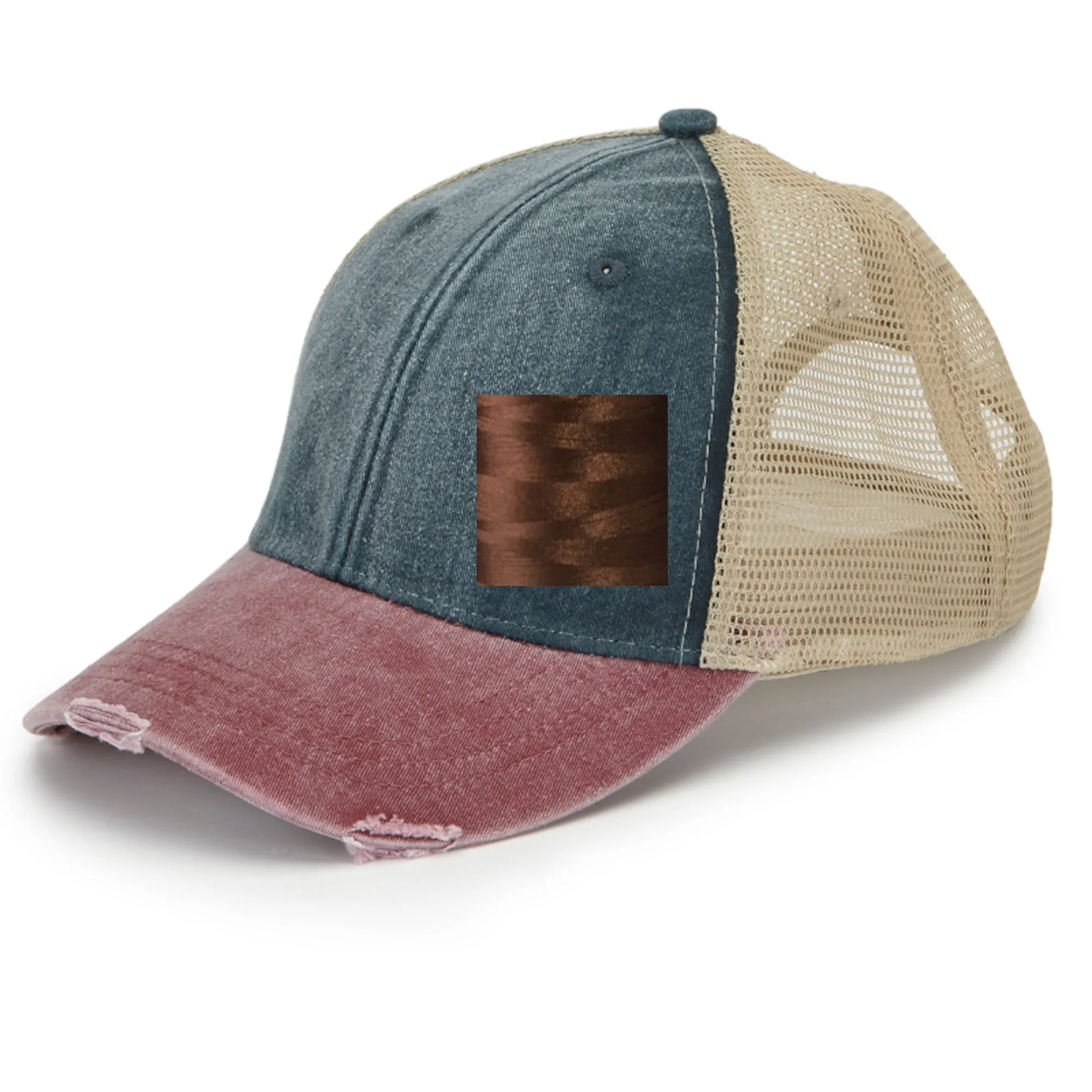 Wyoming  Hat | Distressed Snapback Trucker | state cap | many color choices