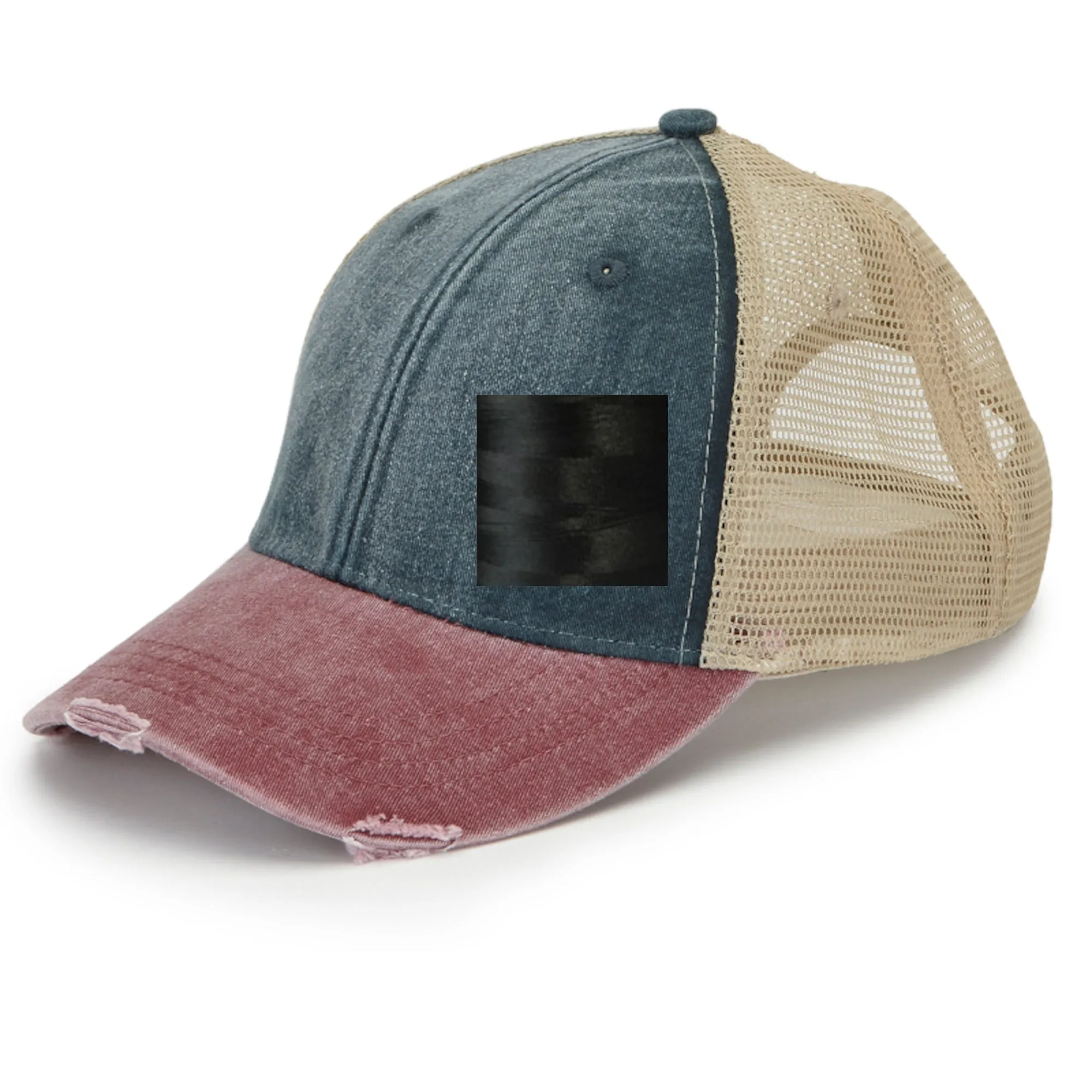 Wyoming  Hat | Distressed Snapback Trucker | state cap | many color choices