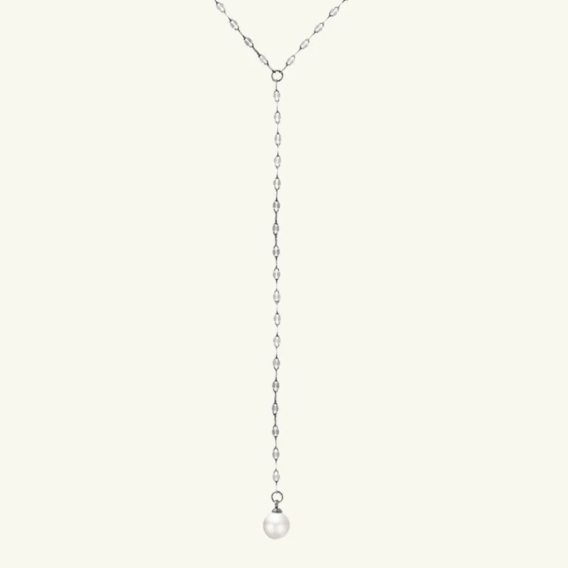 Y-Shaped Teardrop Necklace